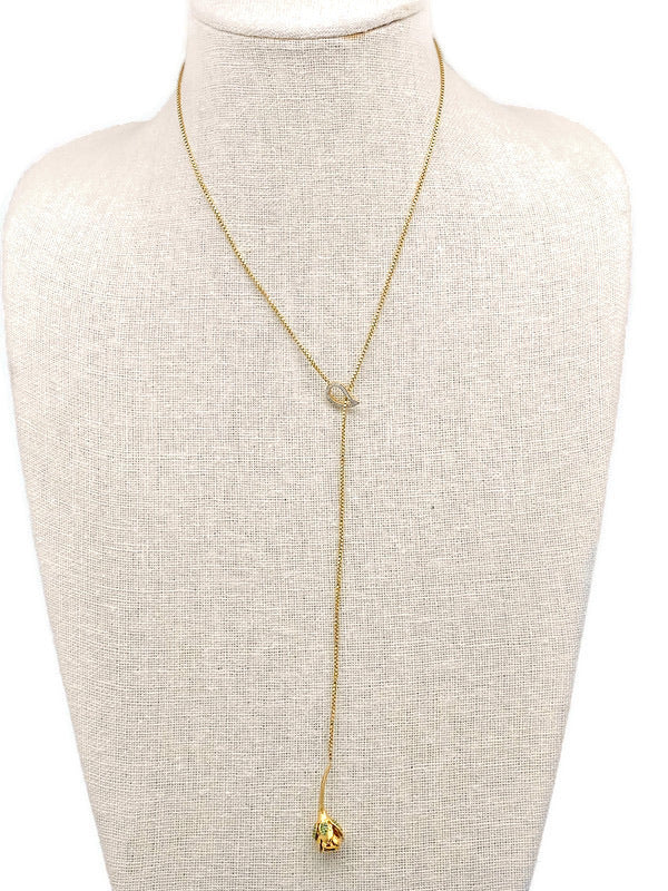 Peruvian Rose Bud Lariat