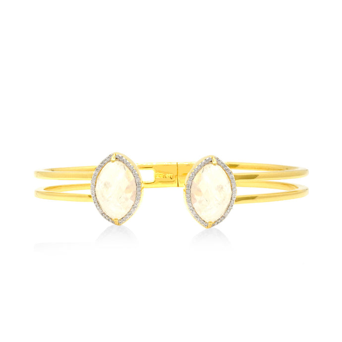 Rain Drop Hinged Bracelet