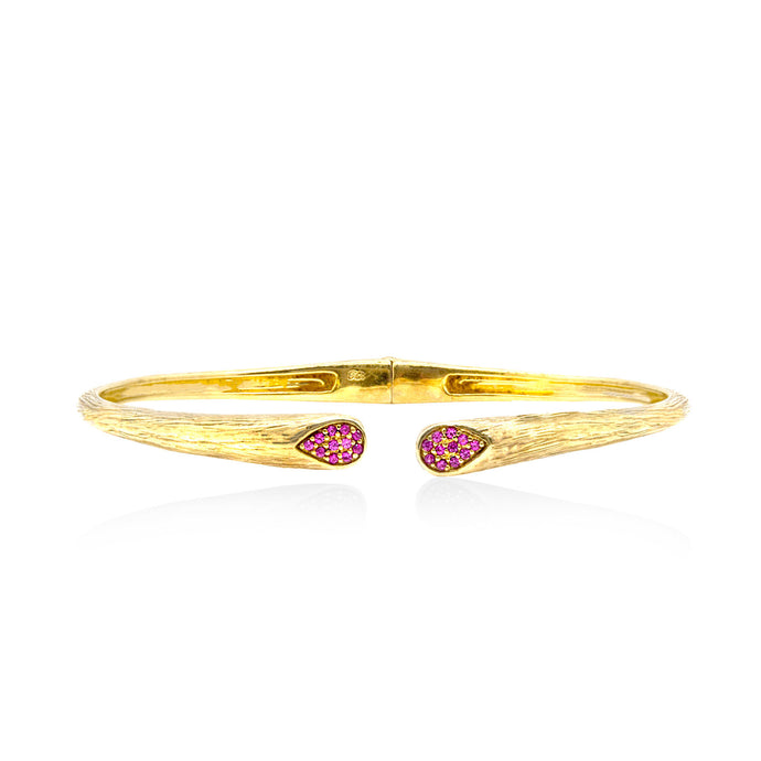 Open Stem Hinged Bracelet