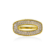 Gold Stirrup Ring