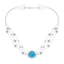 Moon & Star Multi Strand Necklace