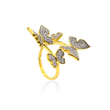 Buterfly Ring Yellow Gold