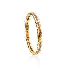 Amour Red Bangle Yellow Gold