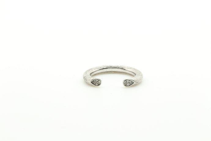 Open Peruvian Rose Stem Ring