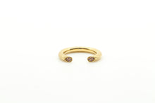 Peruvian Open Rose Stem Stackable Ring