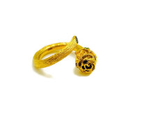 Gold Rosebud Ring