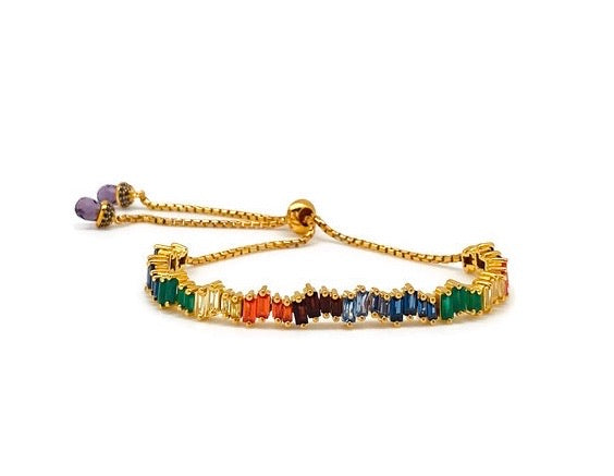 Rainbow Ice Toggle Bracelet