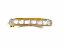 Gold Checkerboard Mother of Pearl Bracelet