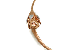 Peruvian Rosebud Brushed Hinged Bracelet