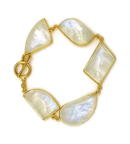 Moonstone Geometric Bracelet