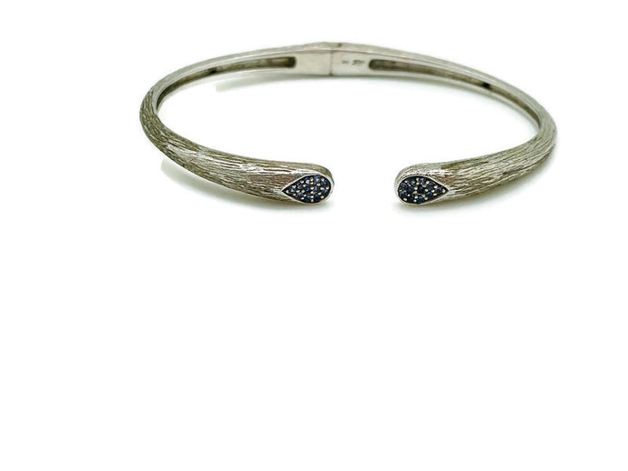 Peruvian Open Rose Stem Hinged Bracelet