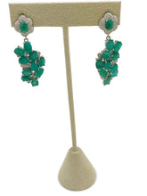 Floral Emerald Earrings