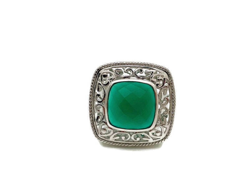 Dynasty Green Onyx Ring